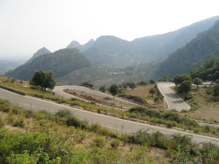 Kurvenreiche Strecke